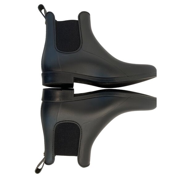 Sam Edelman Womens Tinsley Black Chelsea Rain Boots 7M 8970 EUC - Picture 8 of 8